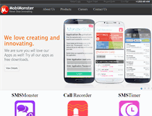 Tablet Screenshot of mobi-monster.com